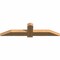 Ekena Millwork Eugene Smooth Timber Gable Bracket, Western Red Cedar, 60"W x 15"H x 3 1/2"D x 5 1/2"F, 6/12 Pitch GBW060X15X0406EUG00SWR - alternate 4
